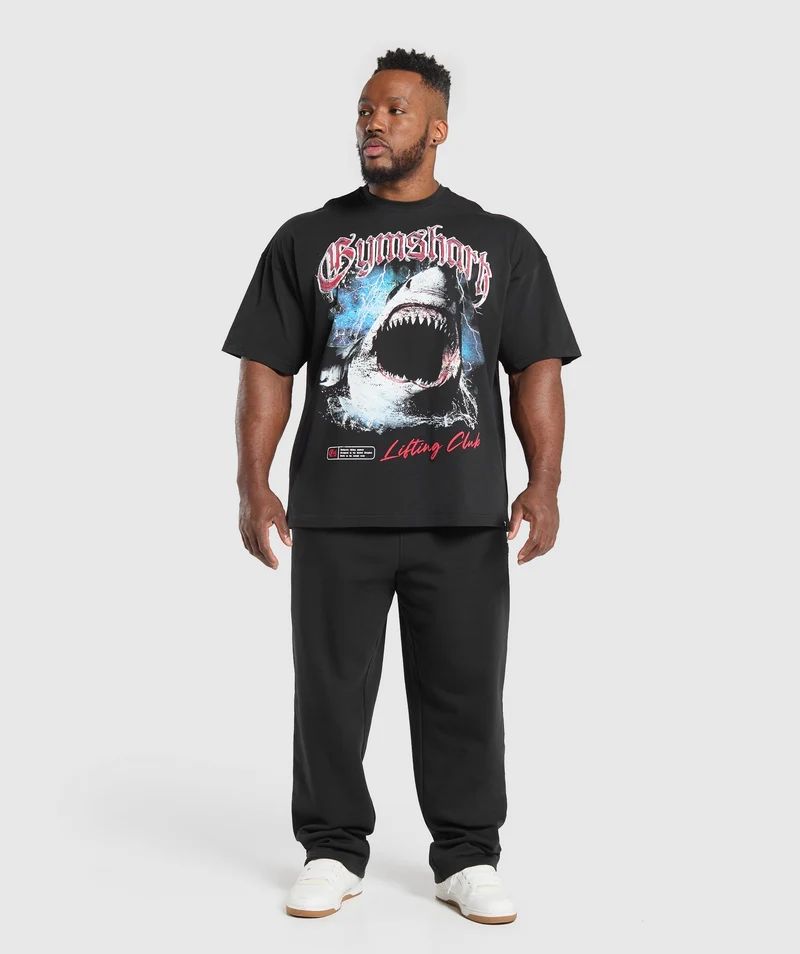 Gymshark Shark T-Shirt - Black