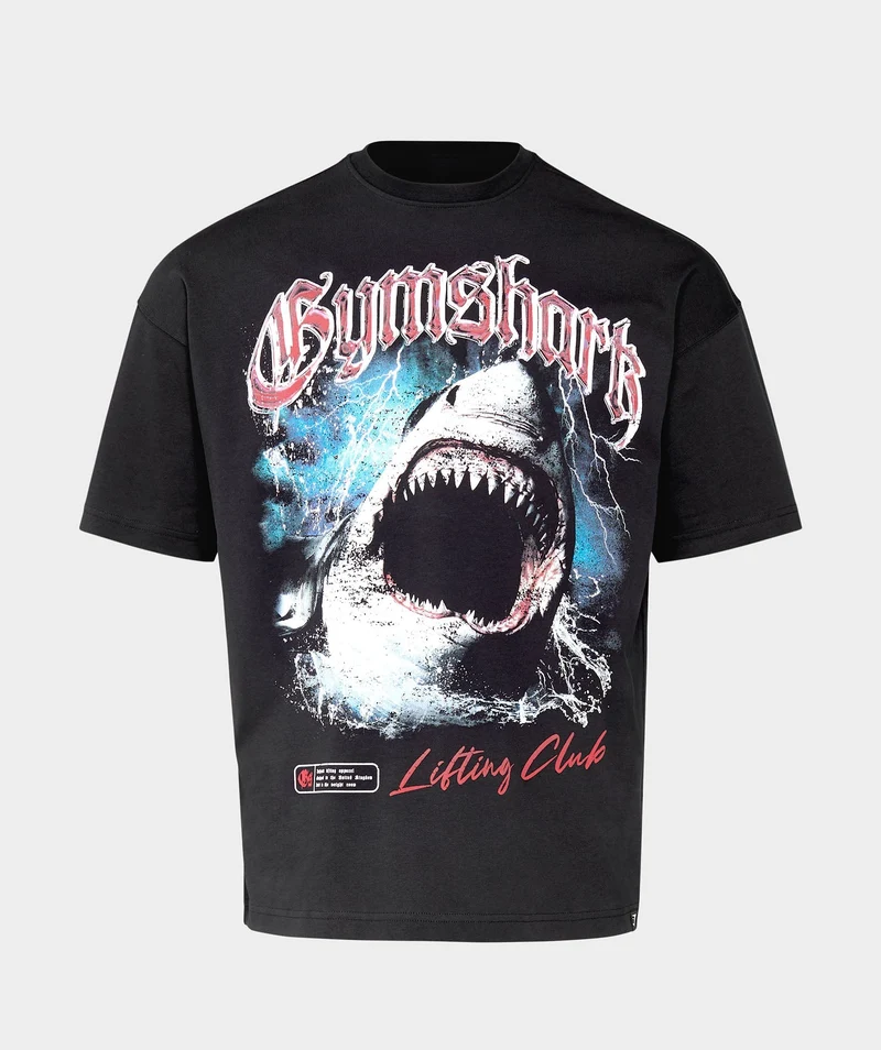 Gymshark Shark T-Shirt - Black