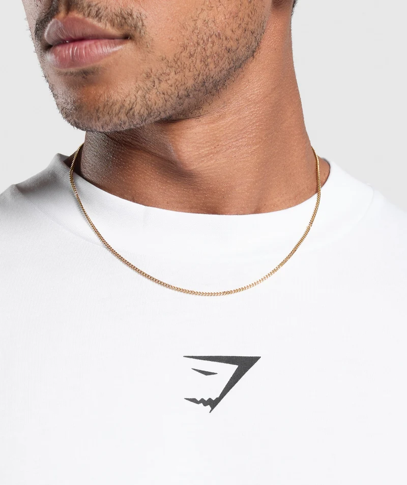 Gymshark Strength Dept Graphic T-Shirt - White