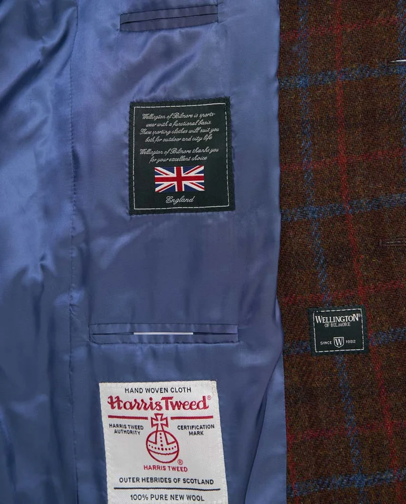 Harris Tweed Sakko "London" in Lord's Overcheck