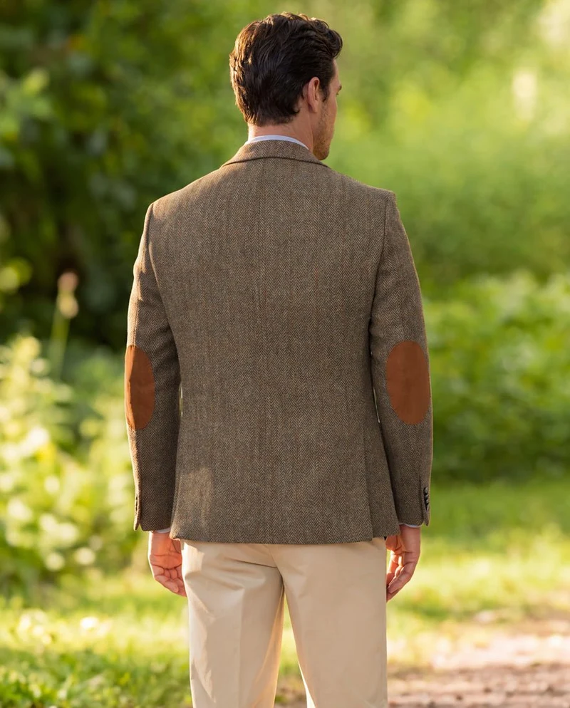 Harris Tweed Sakko "London" in evergreen