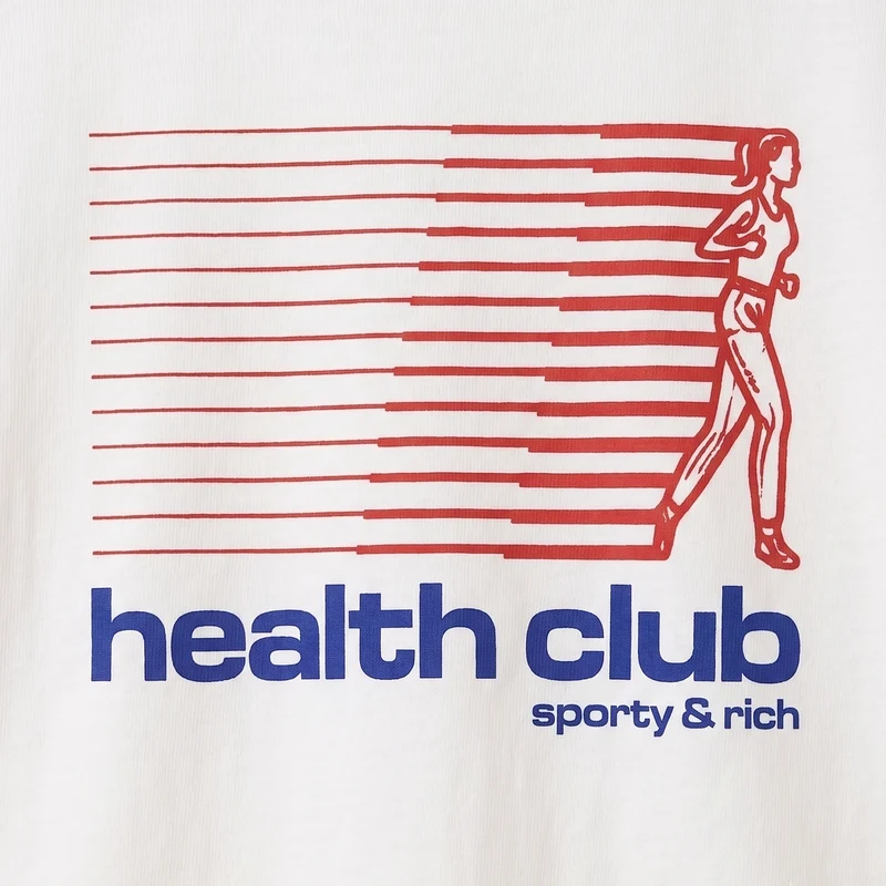 Sporty & Rich Bold Health Soft Ringer Tee