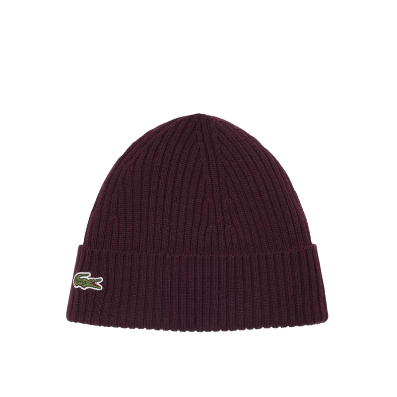 Lacoste Rib Knit Beanie