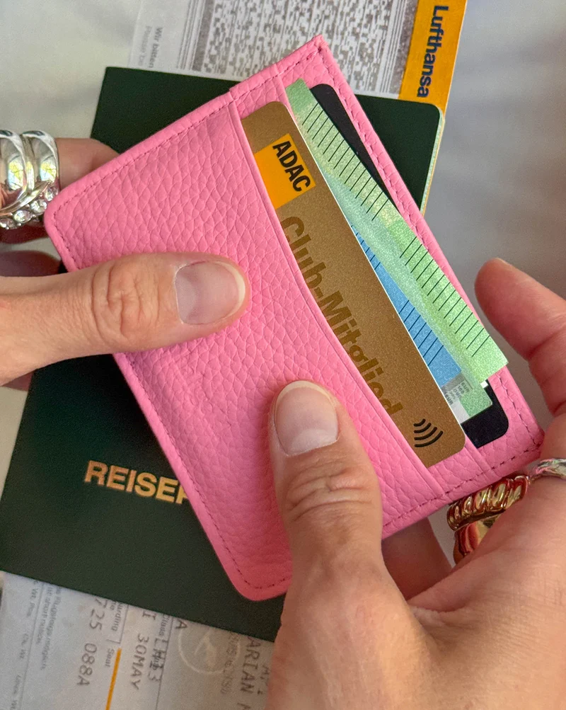Asphaltgold Leather Card Holder