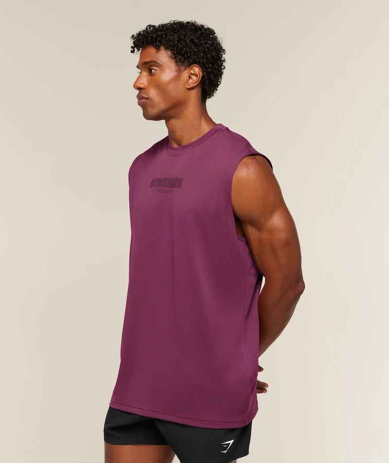 Gymshark Motion Blur Graphic Tank - Strength Pink