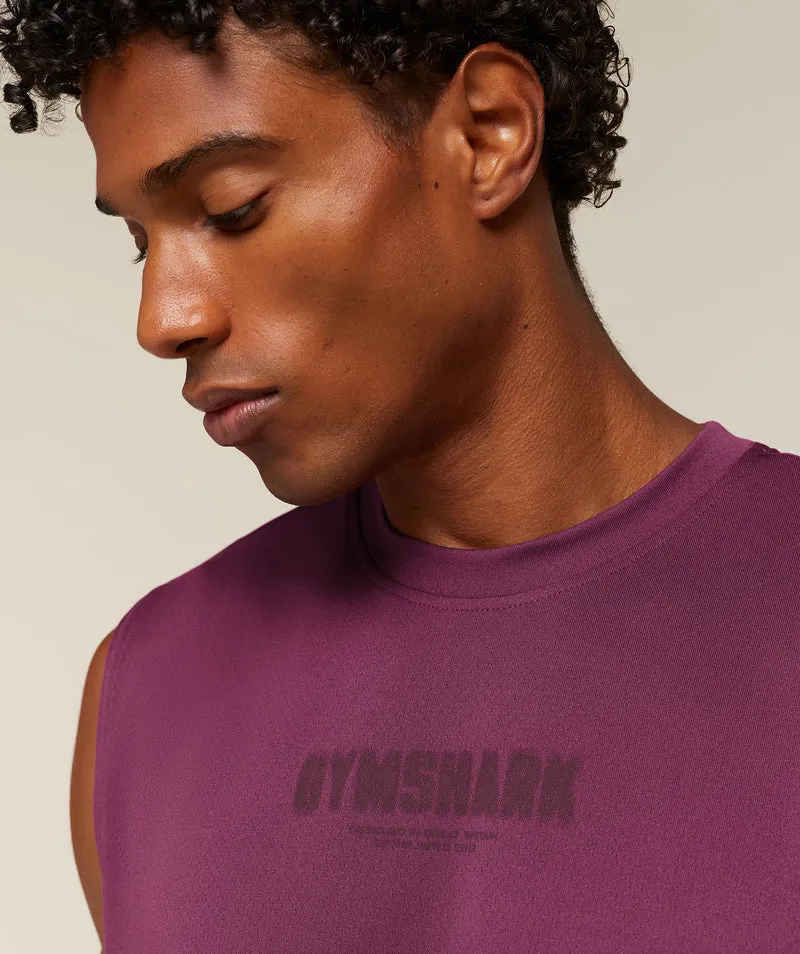 Gymshark Motion Blur Graphic Tank - Strength Pink