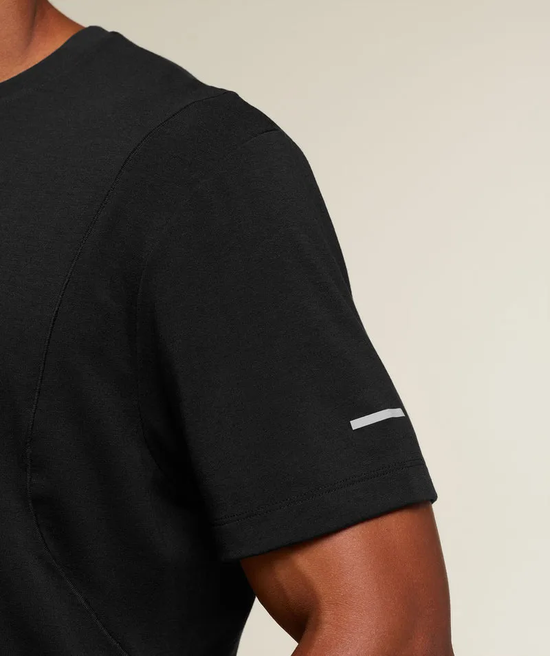 Gymshark Super Soft Running T-Shirt - Black