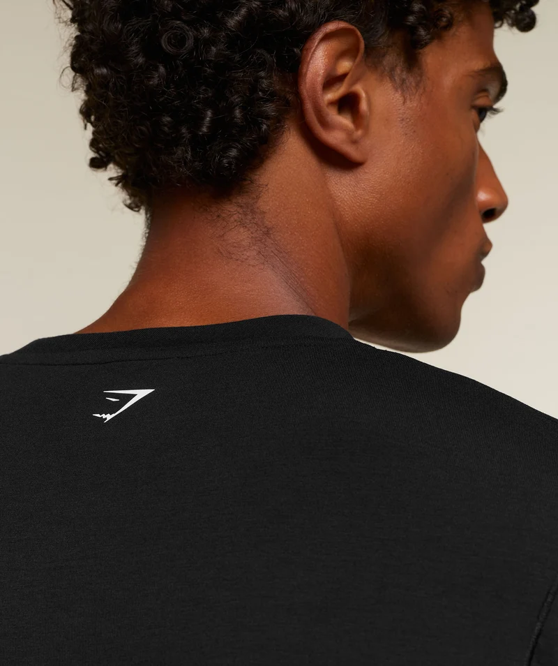 Gymshark Super Soft Running T-Shirt - Black