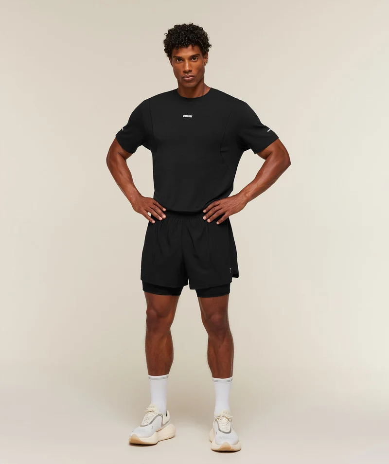 Gymshark Super Soft Running T-Shirt - Black