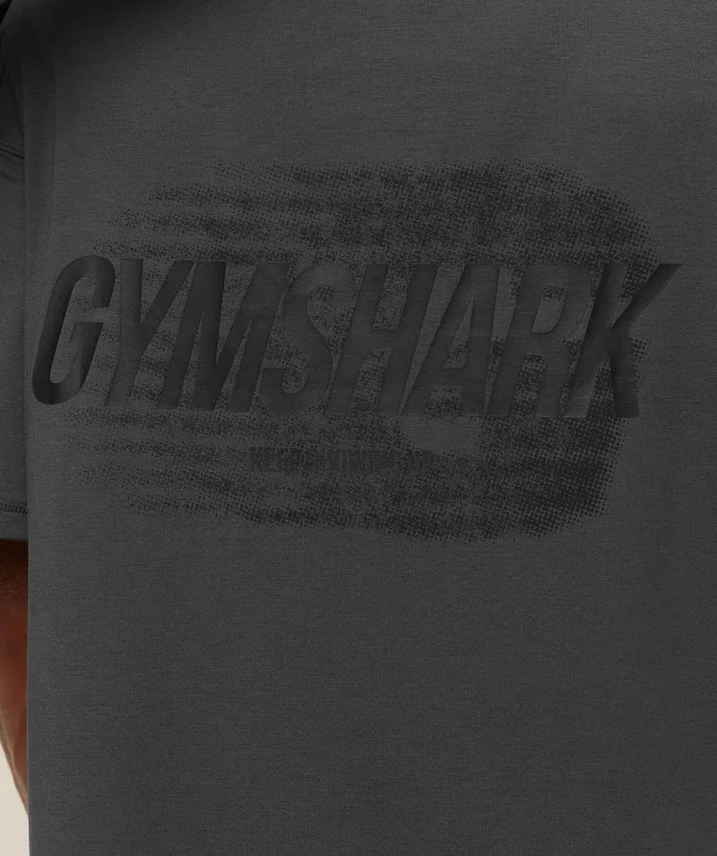 Gymshark Hybrid T-Shirt - Onyx Grey