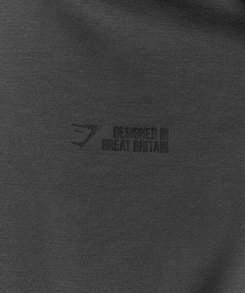 Gymshark Hybrid T-Shirt - Onyx Grey