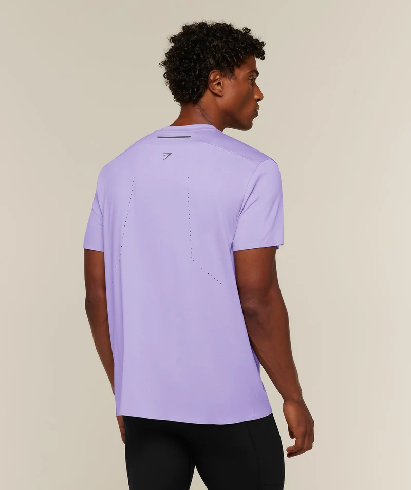 Gymshark Running Elite T-Shirt - Pace Purple