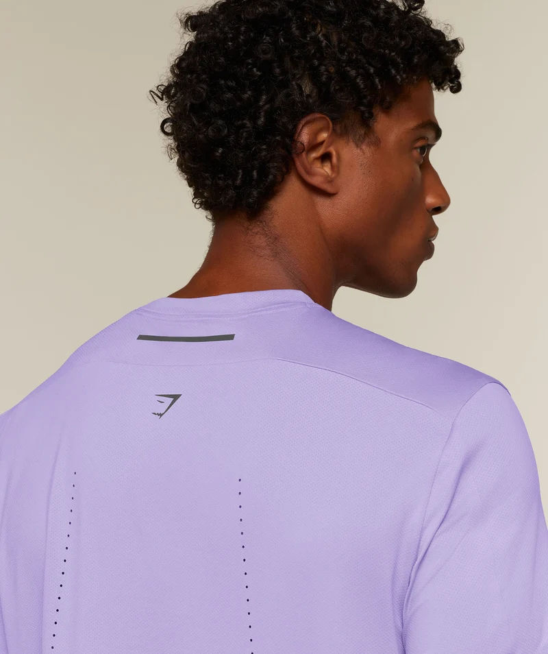 Gymshark Running Elite T-Shirt - Pace Purple