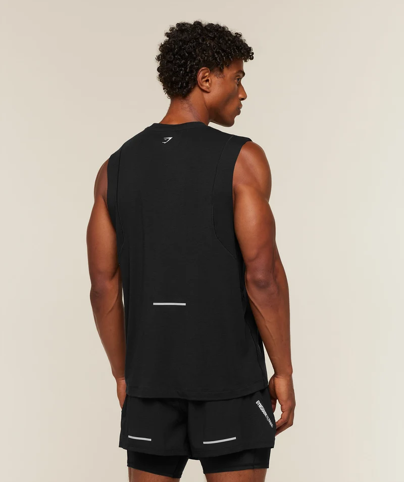 Gymshark Super Soft Running Tank - Black