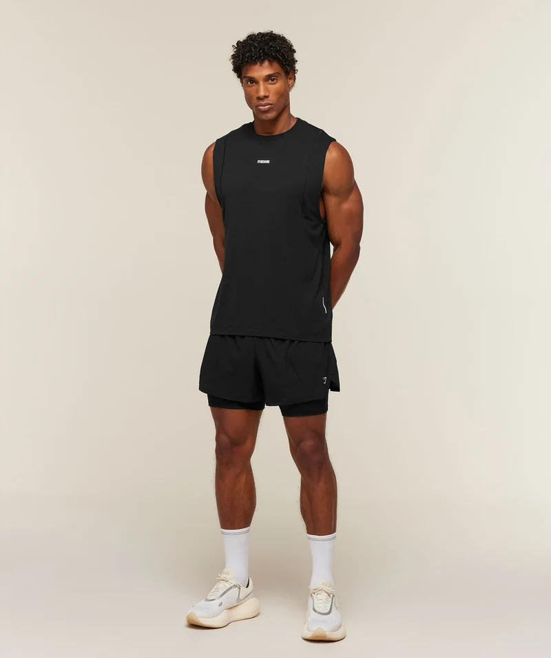Gymshark Super Soft Running Tank - Black
