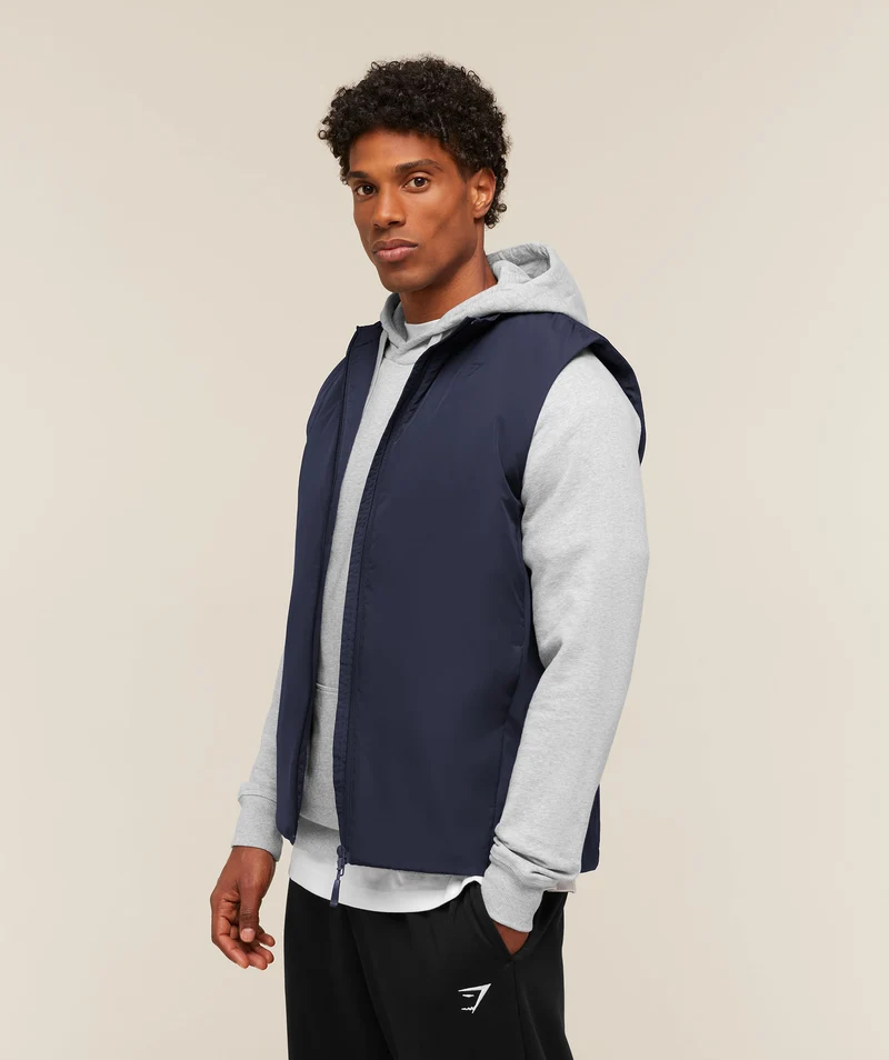 Gymshark Lightweight Gilet - Heavy Blue