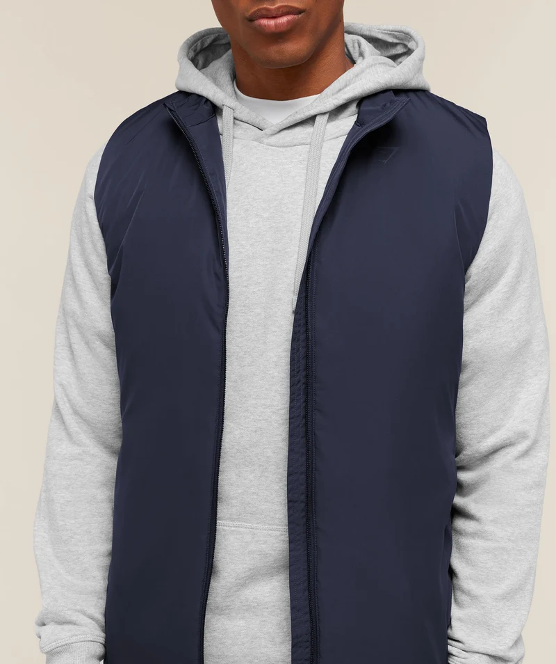 Gymshark Lightweight Gilet - Heavy Blue