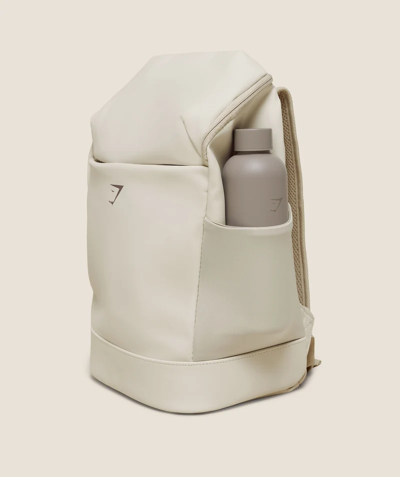 Gymshark Small Sleek Backpack - Chalk Beige