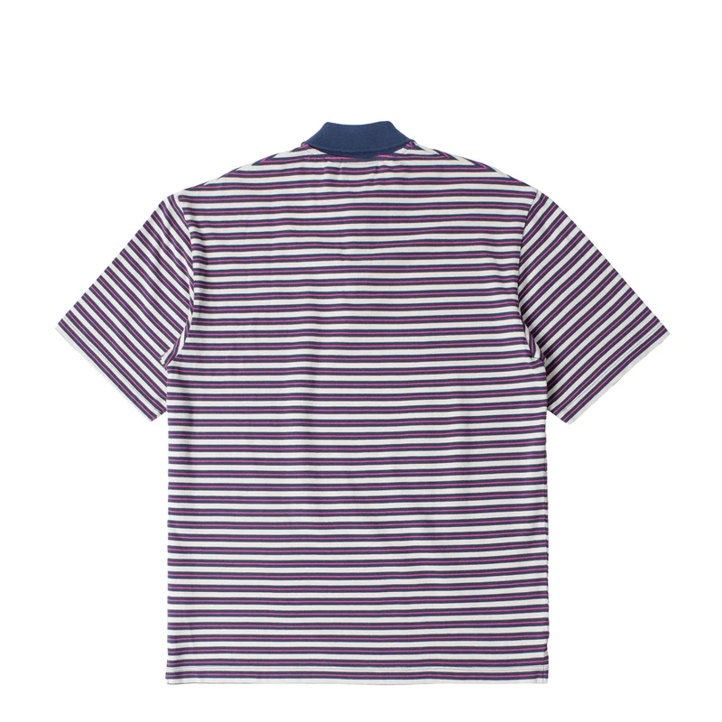 By Parra Flag Striper Polo Shirt