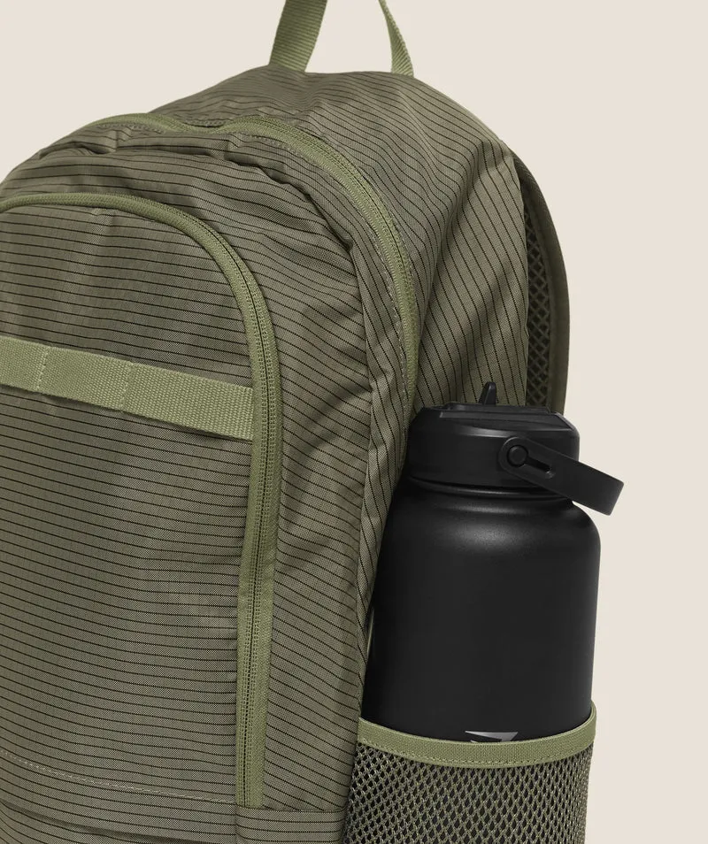 Gymshark Hybrid Backpack - Grounded Green