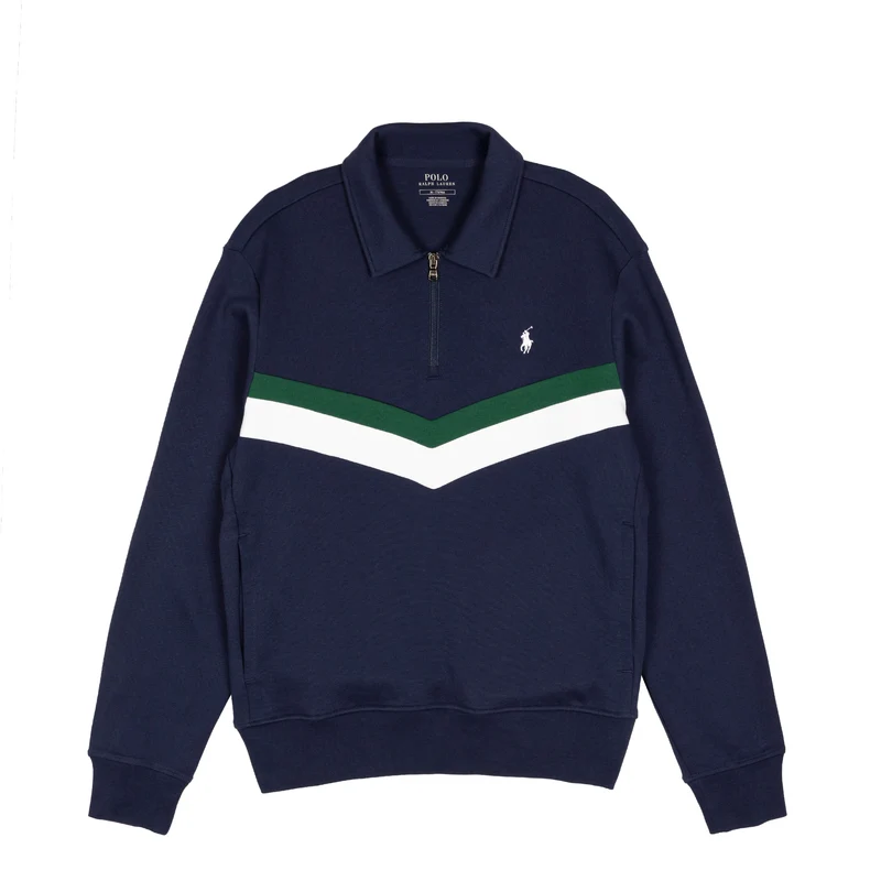 Polo Ralph Lauren Double-Knit Quarter-Zip Sweatshirt