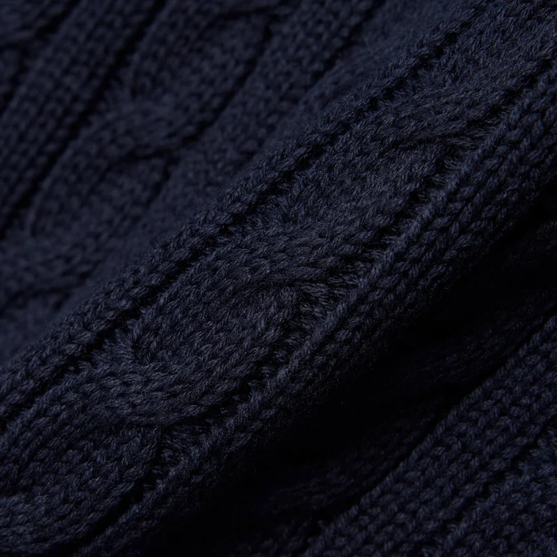 Lacoste Cable Knit Cotton Sweater