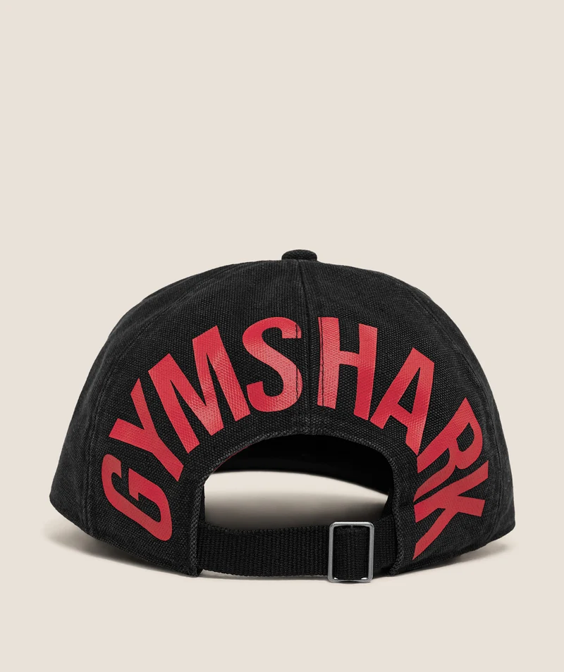 Gymshark Power Cap - Black/Conditioning Red