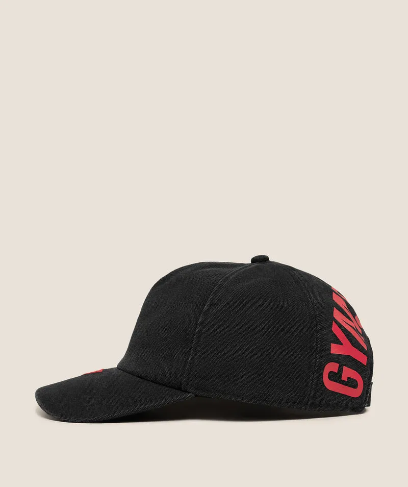 Gymshark Power Cap - Black/Conditioning Red
