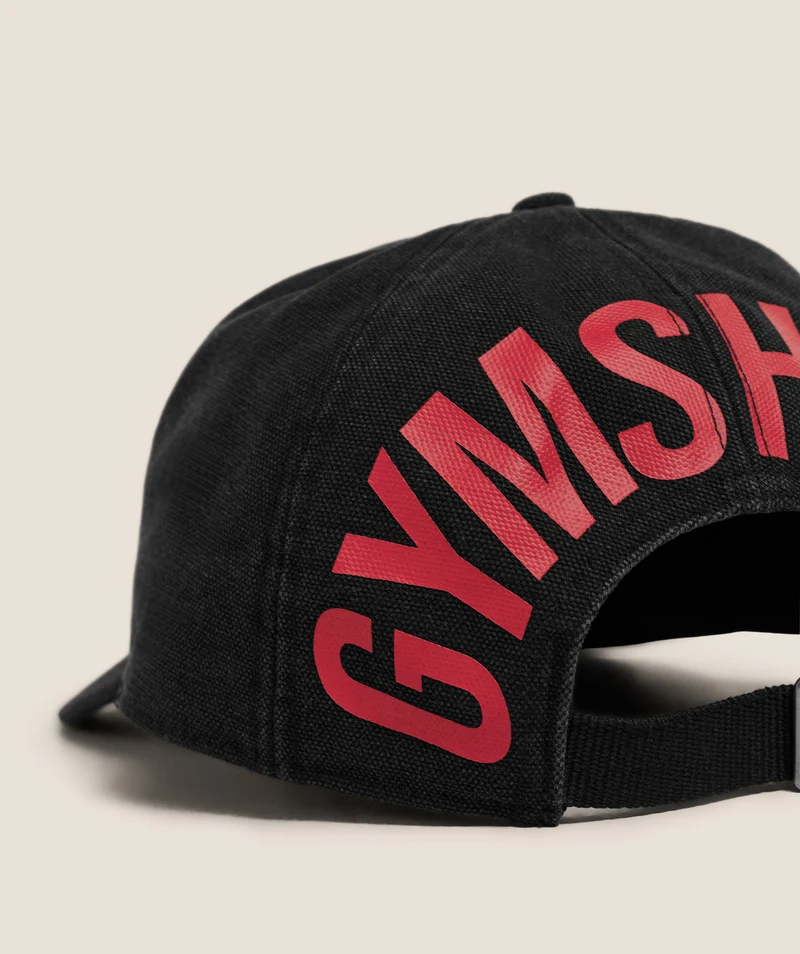 Gymshark Power Cap - Black/Conditioning Red