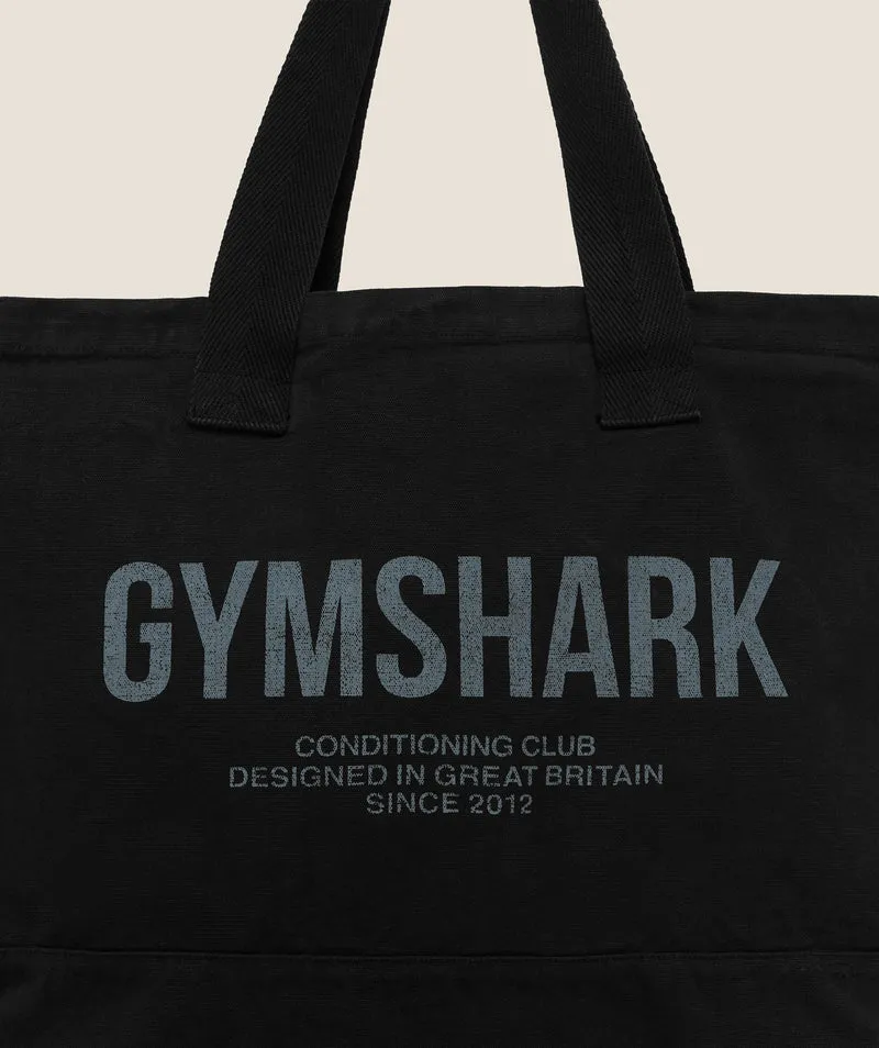 Gymshark Conditioning Club Tote - Black/Wash