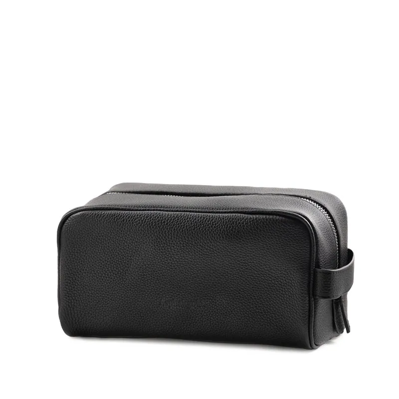 Asphaltgold Leather Toiletry Bag