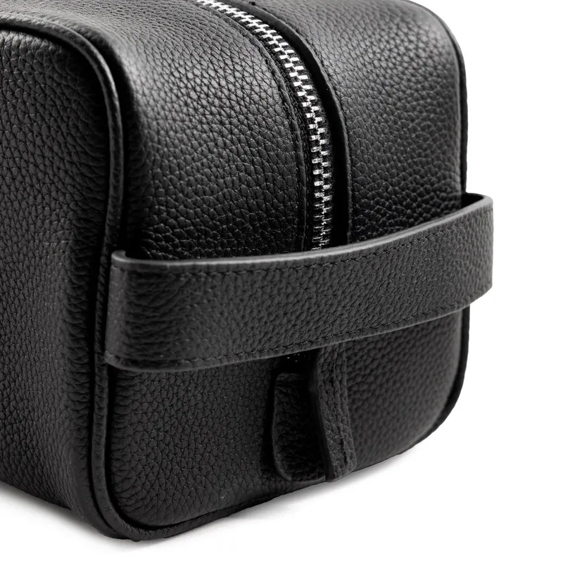 Asphaltgold Leather Toiletry Bag