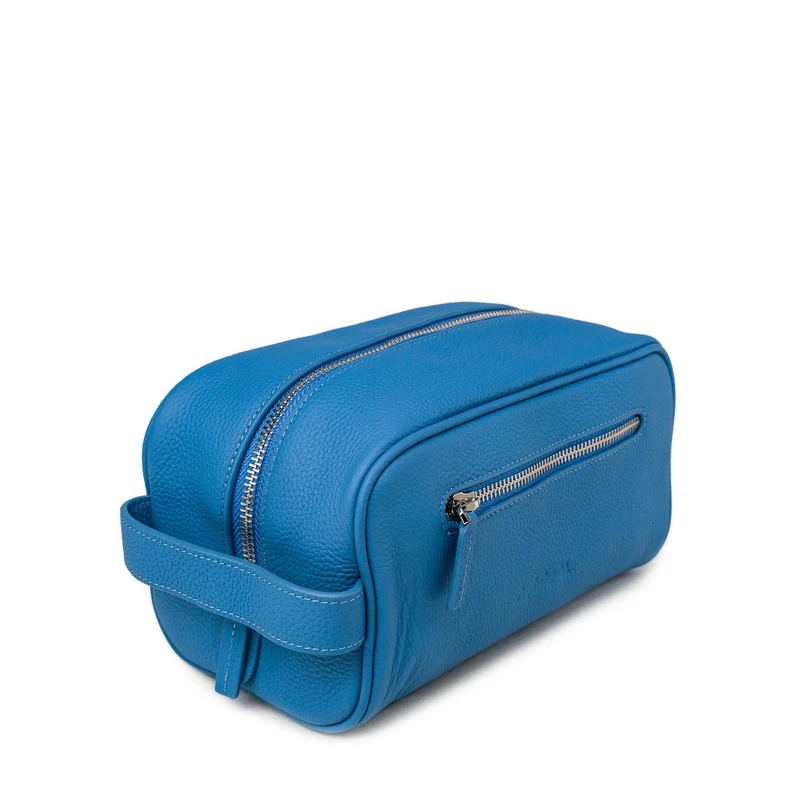 Asphaltgold Leather Toiletry Bag
