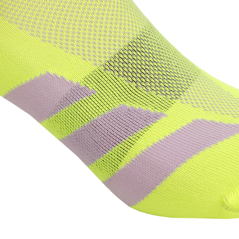 Adizero Laufsocken Unisex - gelb, lila
