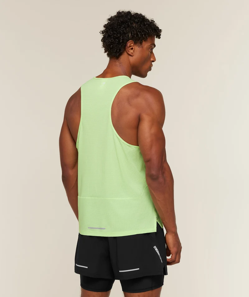 Gymshark Running Tank - Pace Green