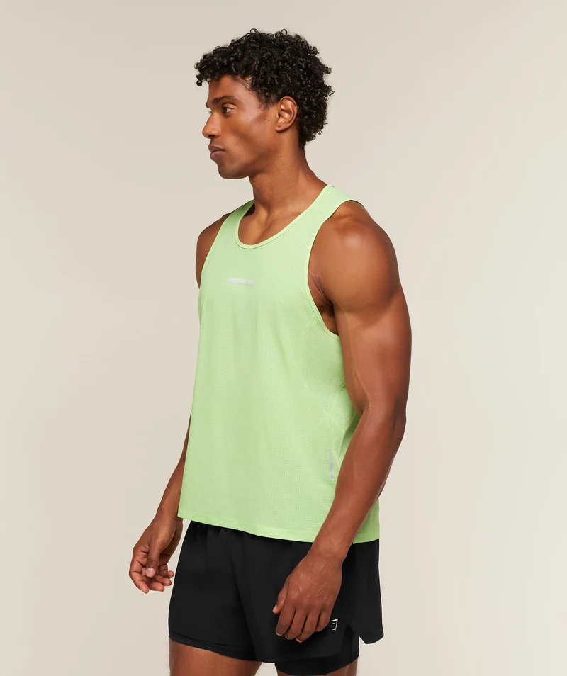 Gymshark Running Tank - Pace Green