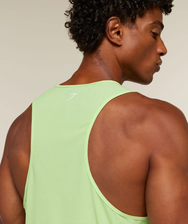 Gymshark Running Tank - Pace Green