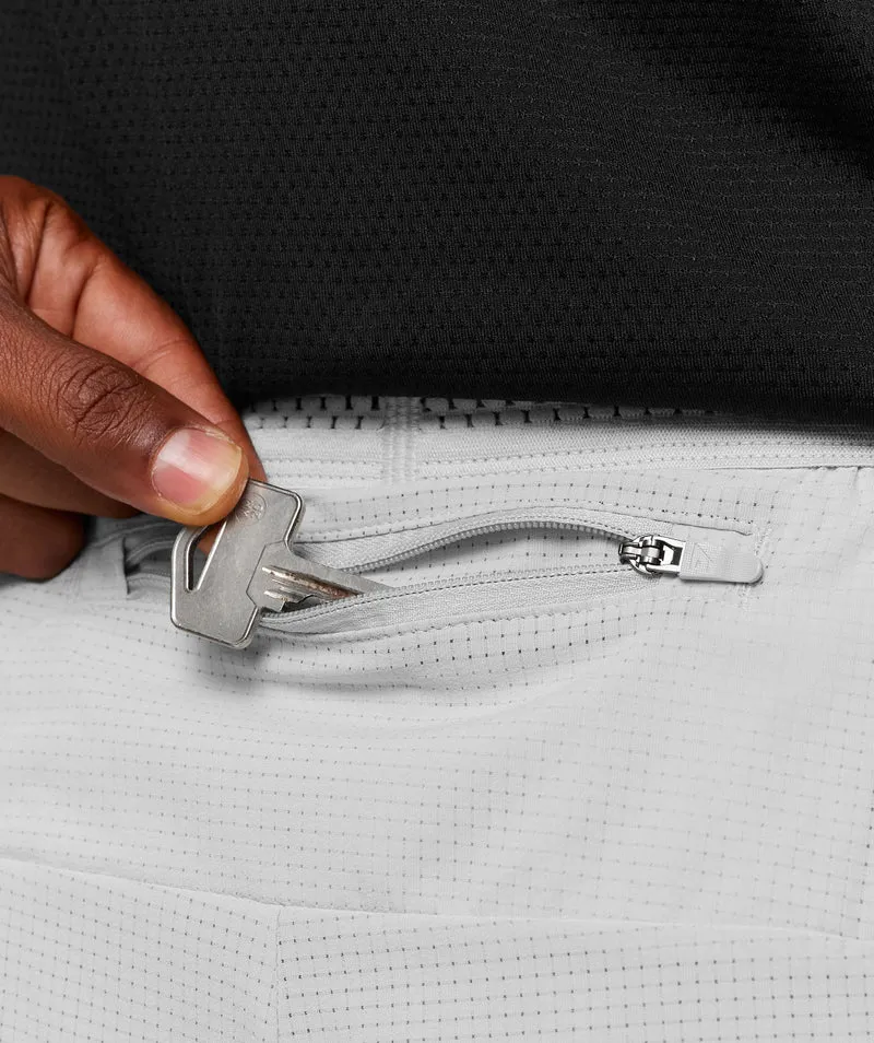 Gymshark Running 4" 2-in-1 Shorts - Light Grey/Smokey Grey
