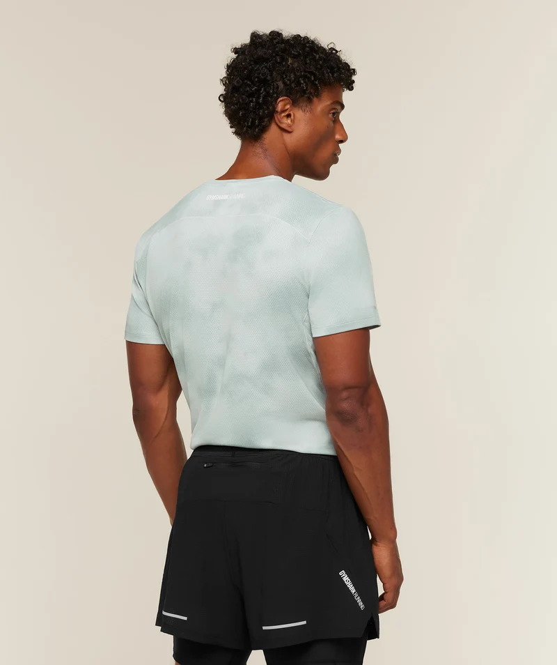 Gymshark Running T-Shirt - Light Grey