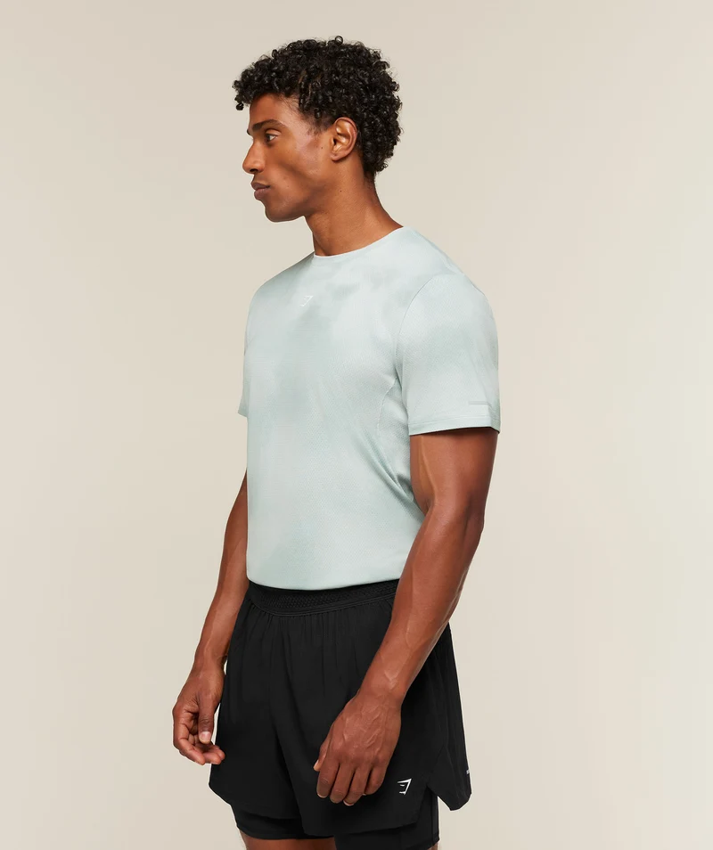 Gymshark Running T-Shirt - Light Grey