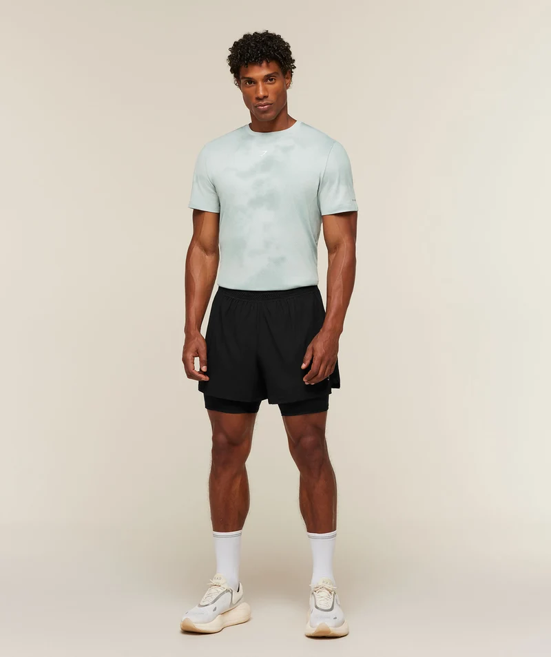 Gymshark Running T-Shirt - Light Grey