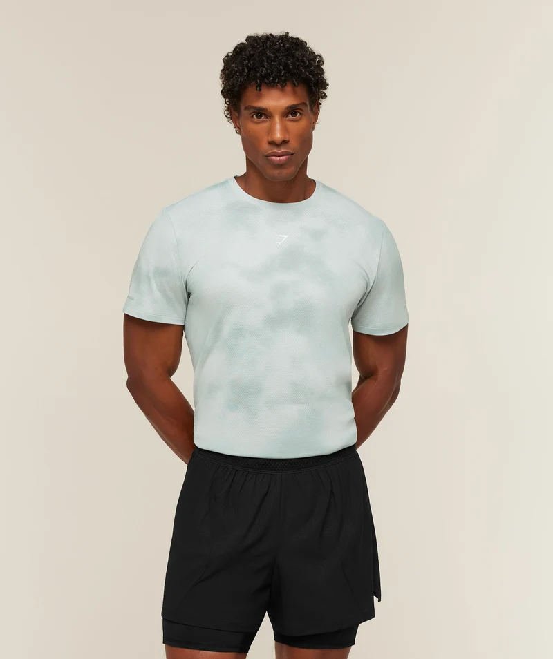 Gymshark Running T-Shirt - Light Grey