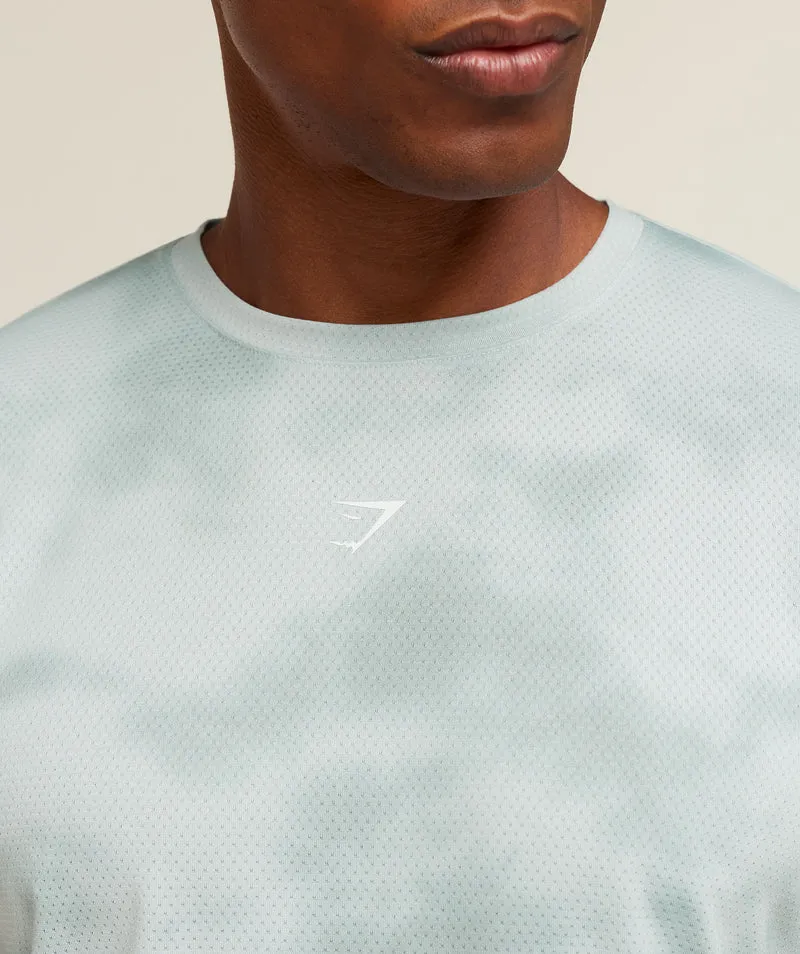 Gymshark Running T-Shirt - Light Grey