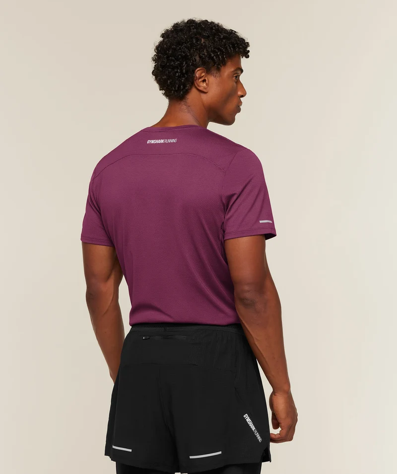 Gymshark Running T-Shirt - Strength Pink