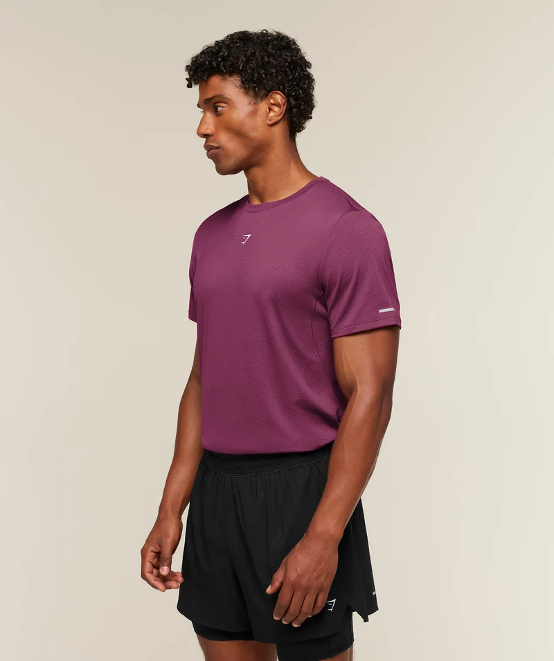 Gymshark Running T-Shirt - Strength Pink