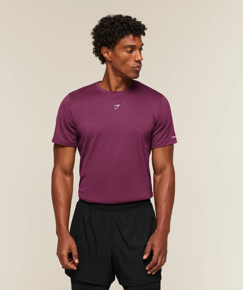 Gymshark Running T-Shirt - Strength Pink