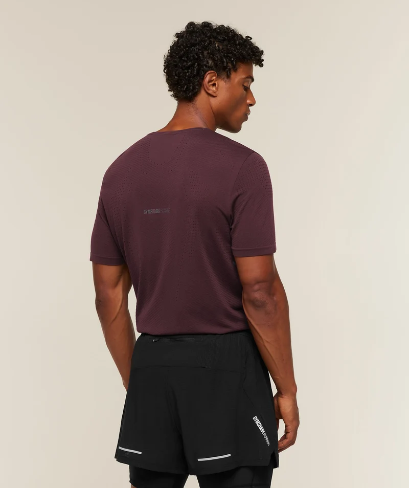 Gymshark Seamless Running T-Shirt - Cherry Purple