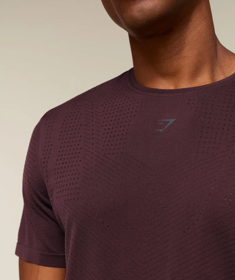 Gymshark Seamless Running T-Shirt - Cherry Purple