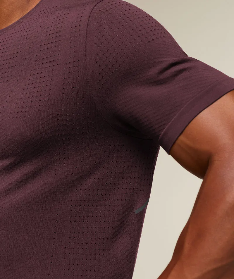 Gymshark Seamless Running T-Shirt - Cherry Purple