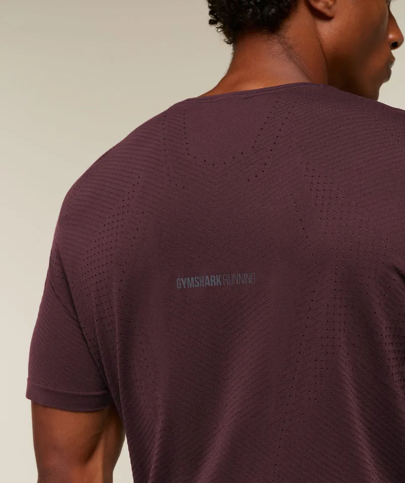 Gymshark Seamless Running T-Shirt - Cherry Purple